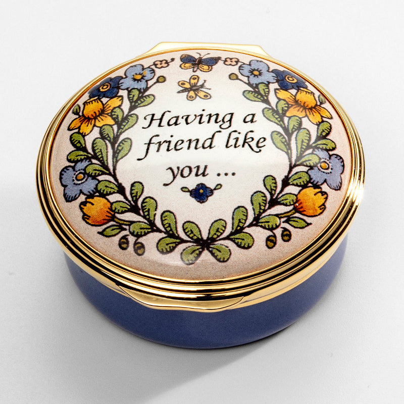 Having a Friend Like You Enamel Box - Personalised