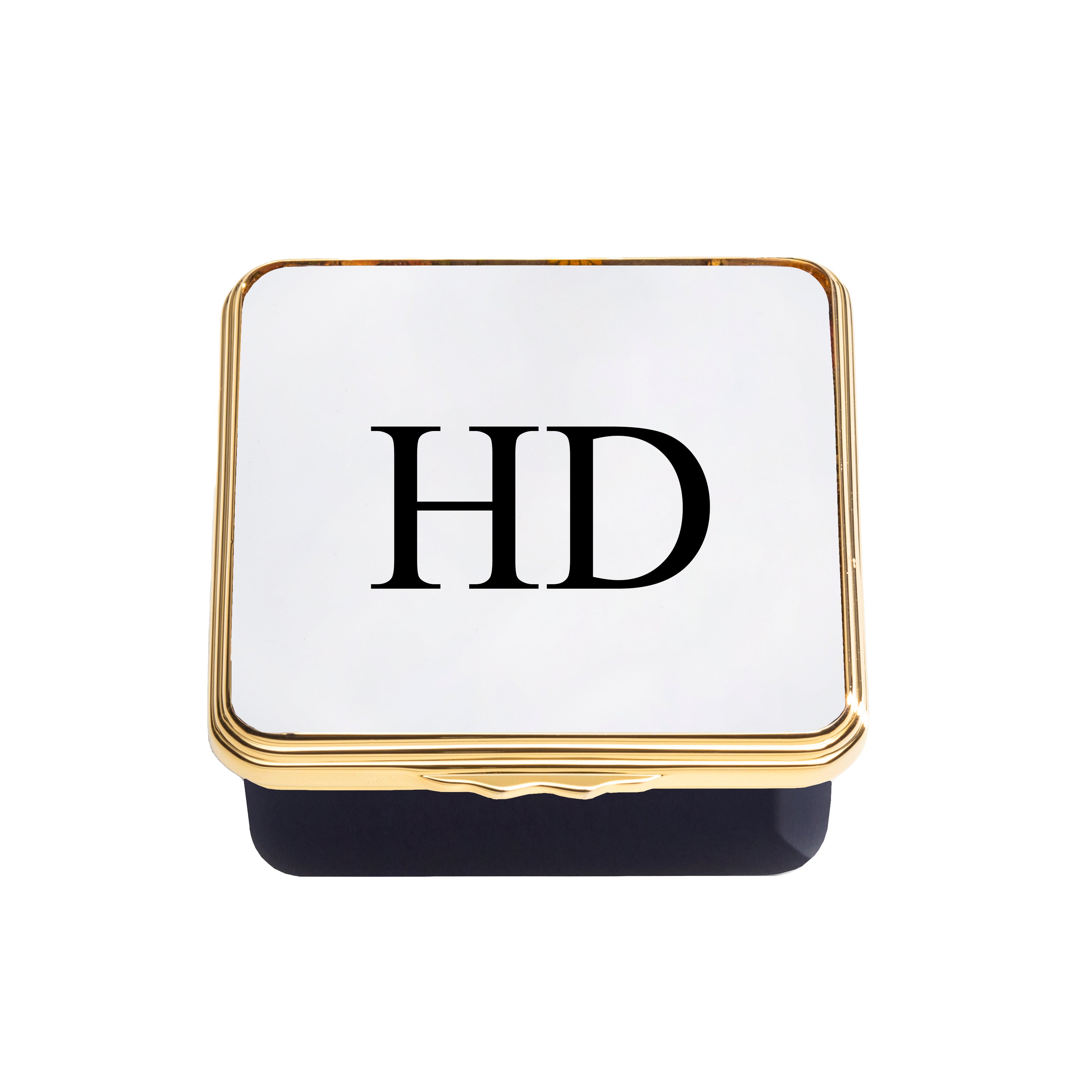 Blank Canvas Ivory Navy Gold Box