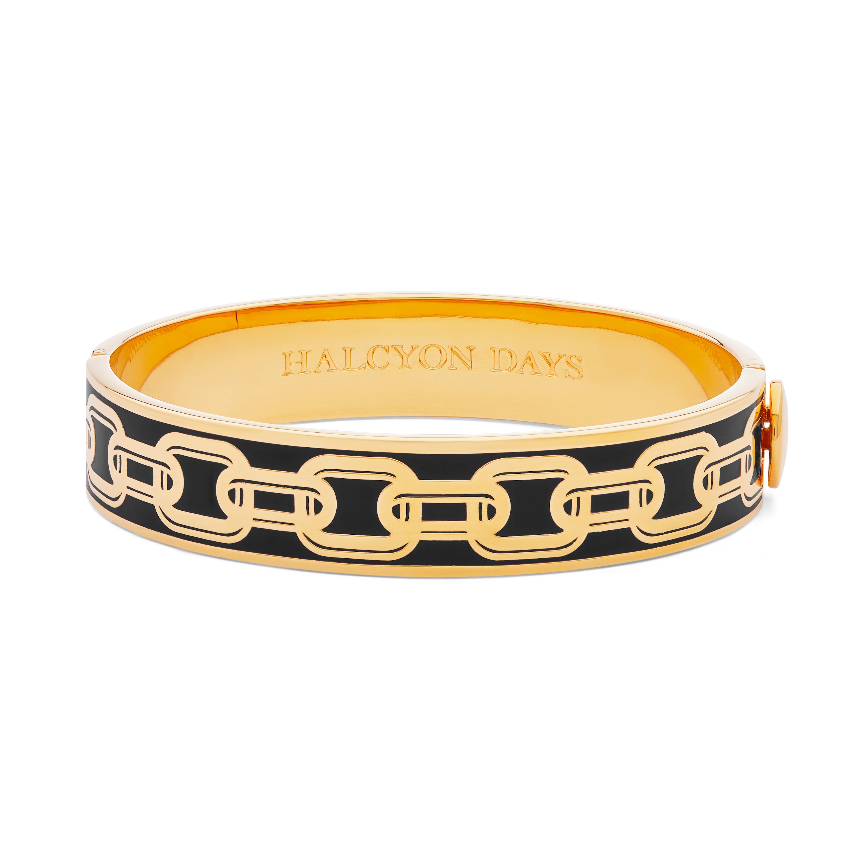 Halcyon Days Chain Cream & Gold Hinged offers Bangle