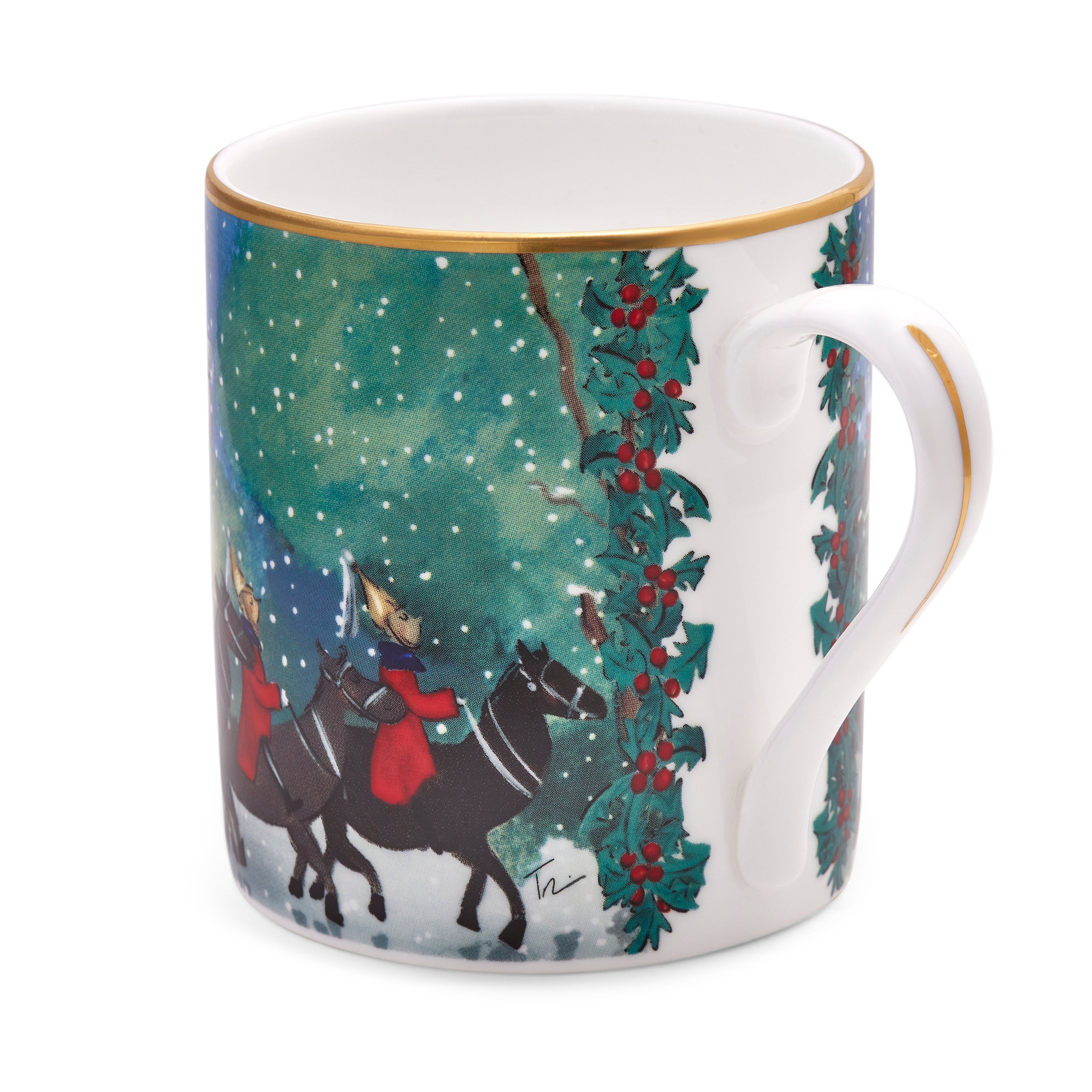 Life Guards in the Snow Mug Blue