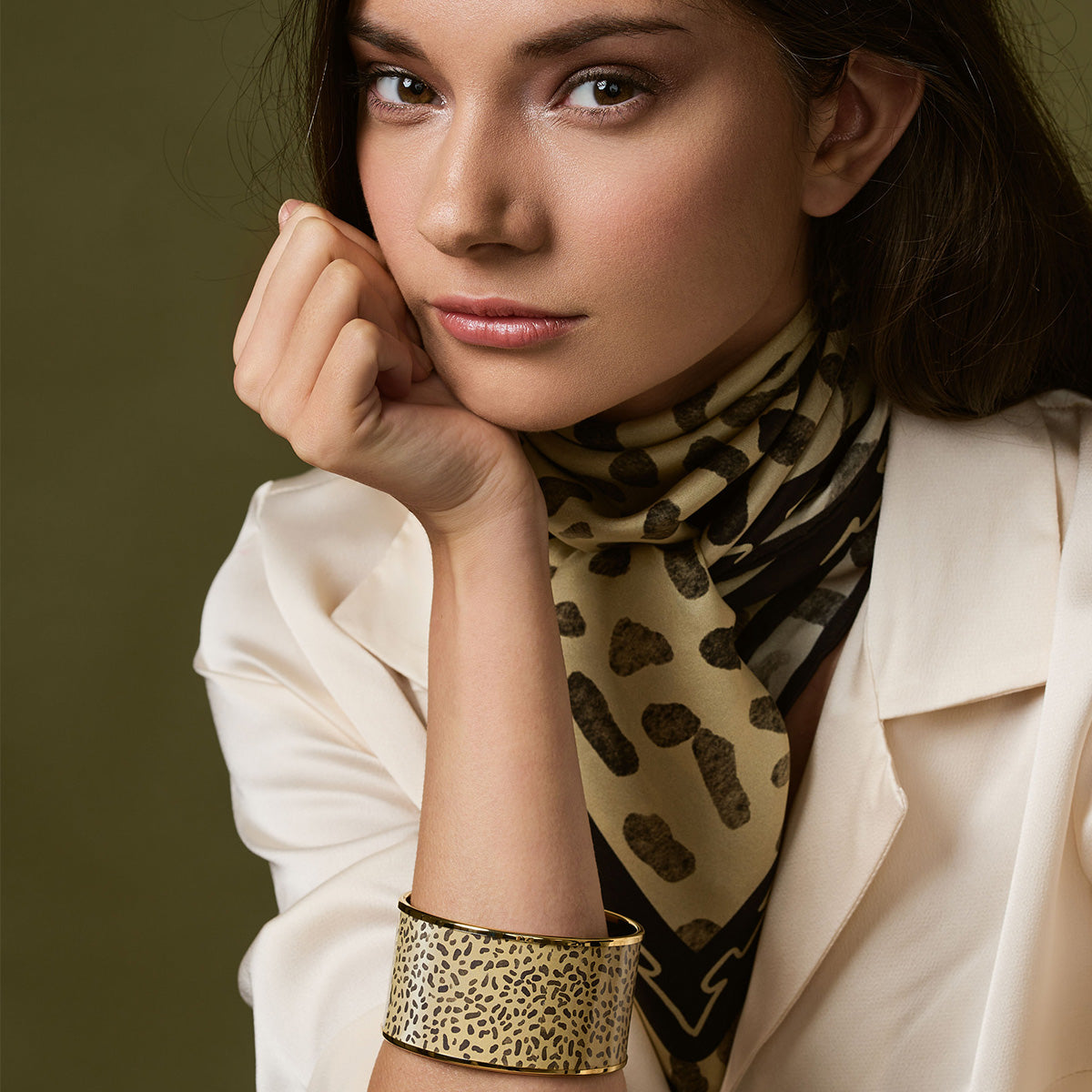 Leopard cuff store bracelet