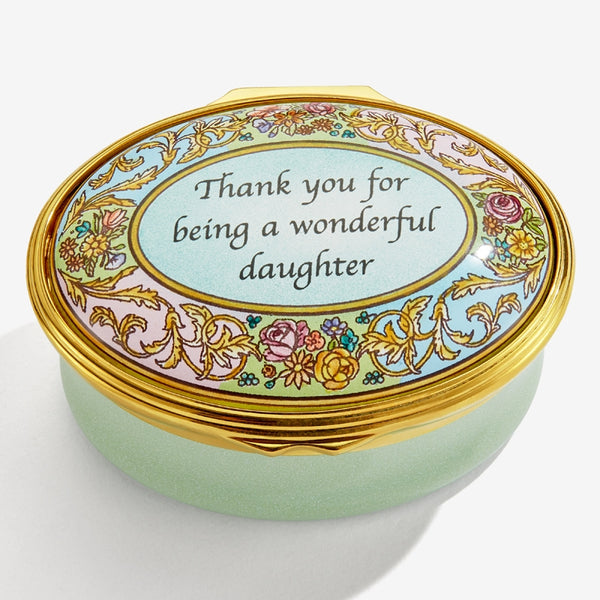 Halcyon Days Enamel Box Happiness, Good Health, Prosperity, hotsell Peace